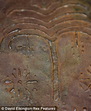 One of 70 ring-bound books (codices) made of lead and copper